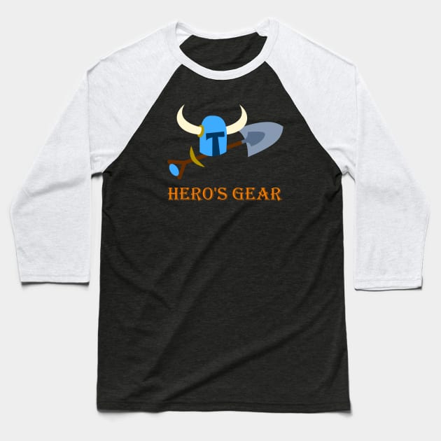 Hero's Gear Baseball T-Shirt by WonderEggplant